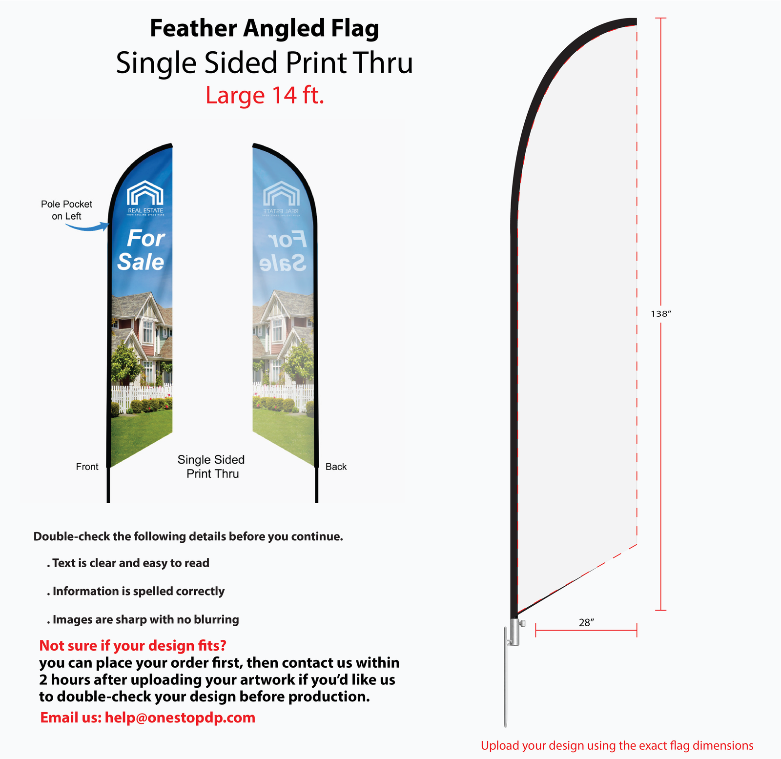 large single Print thru
