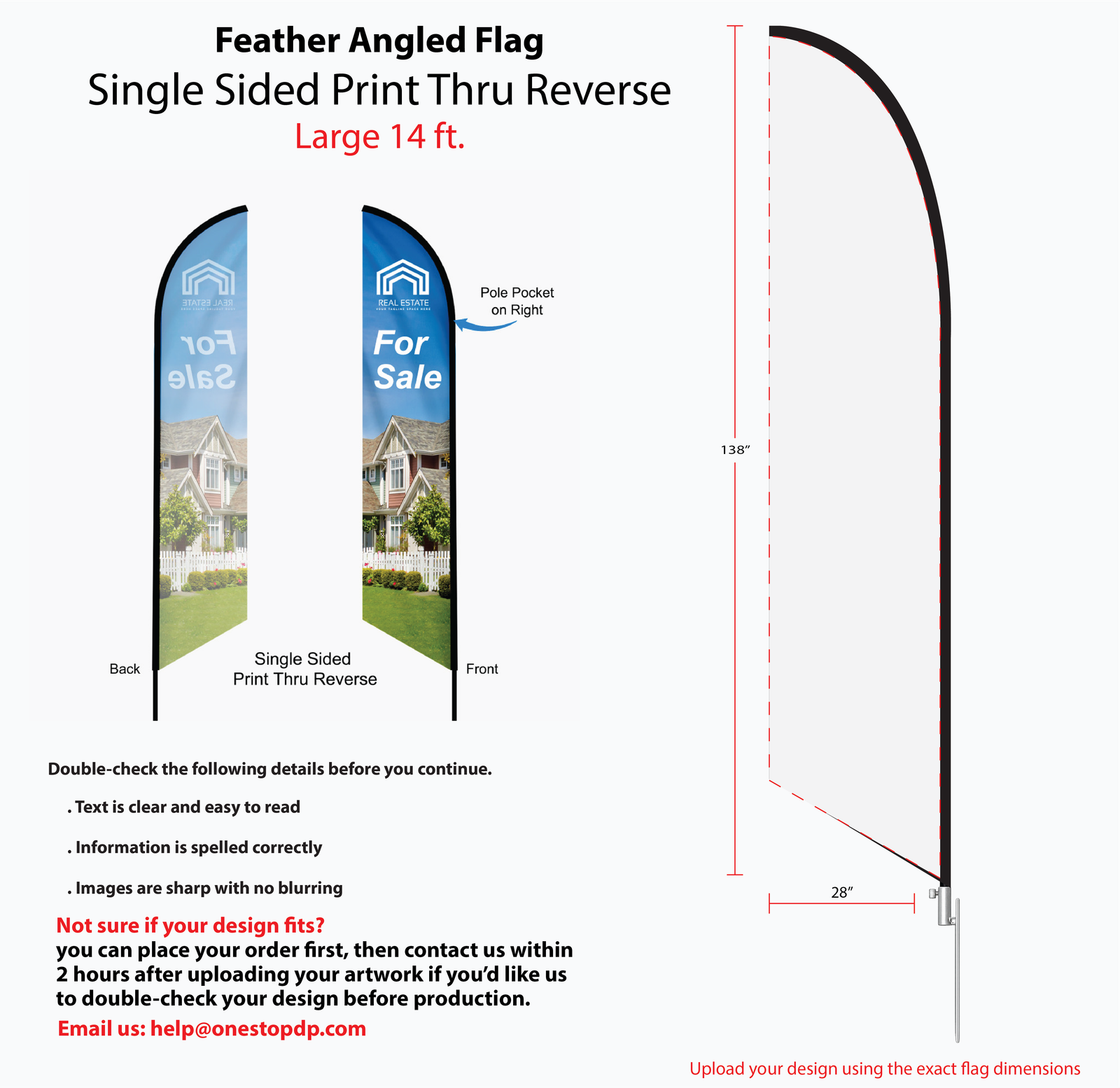 large single Print Thru reverse